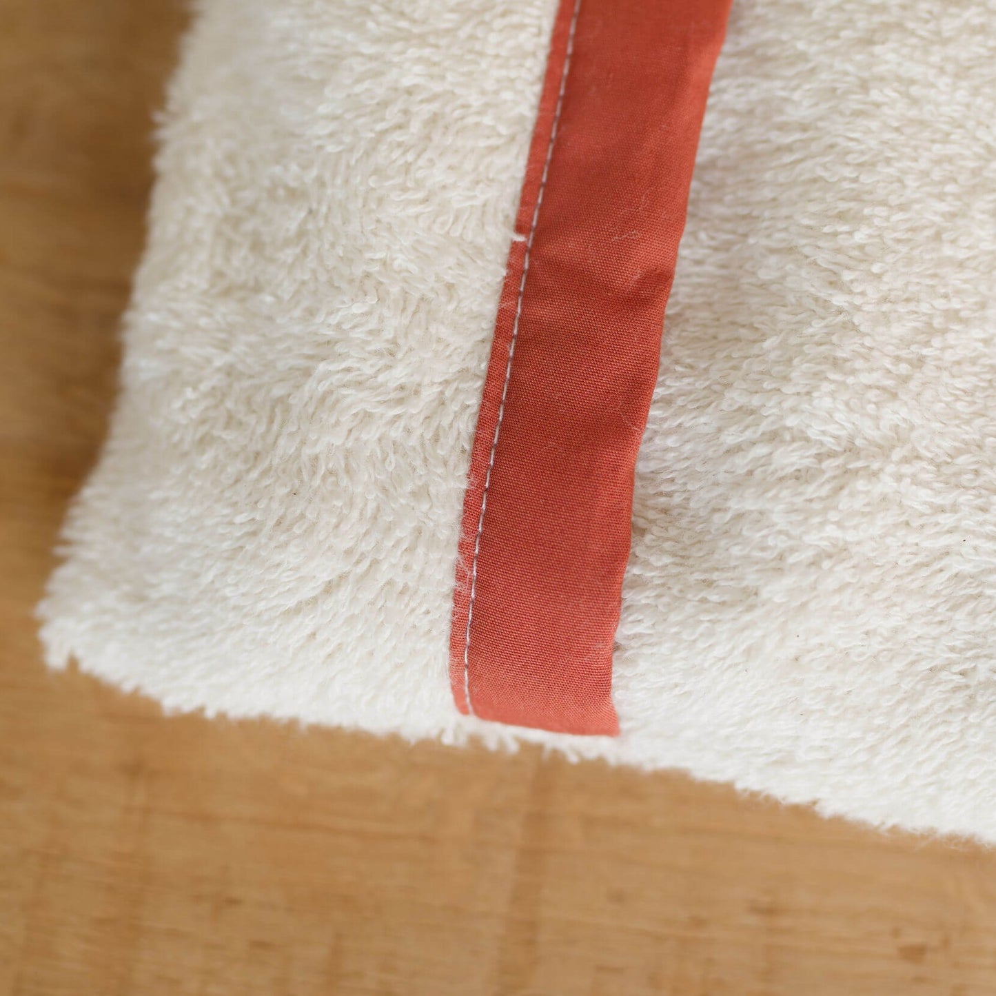 Bouillotte en coton éponge Calm’Oh – coloris biais caramel