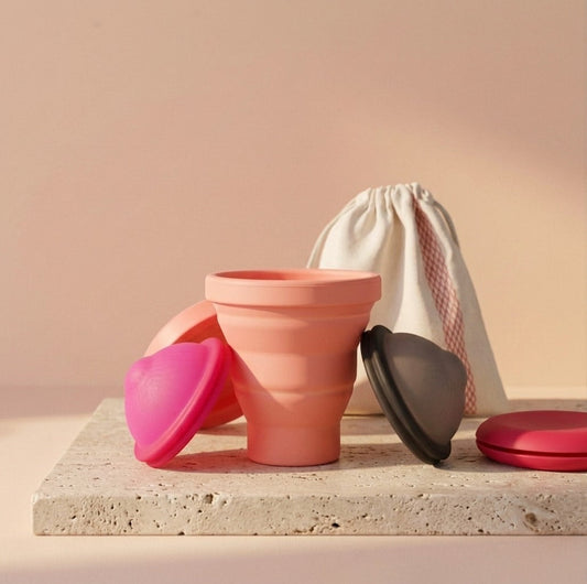 pack de 2 disques menstruels taille S et L avec stérilisateur