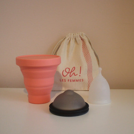 pack disque menstruel discoh taille L noir et coupe menstruelle L