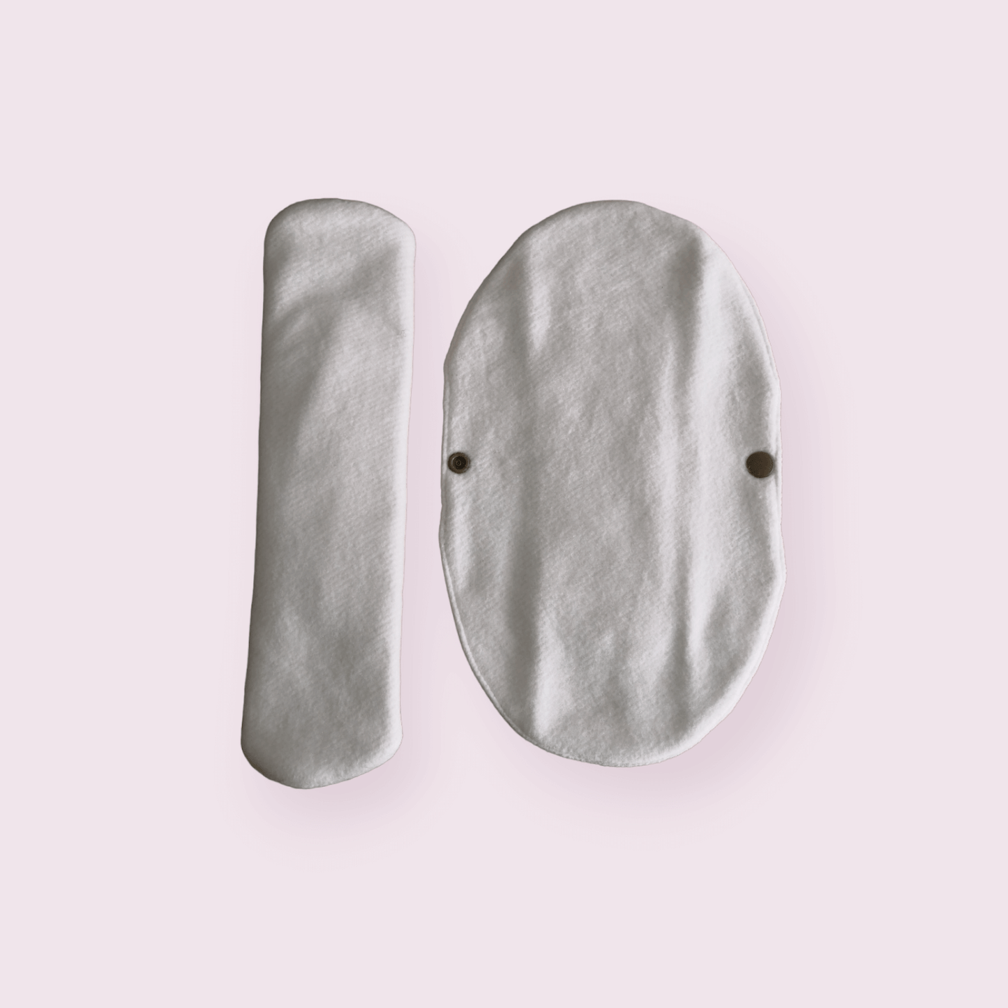 serviette hygienique lavable nuit plié