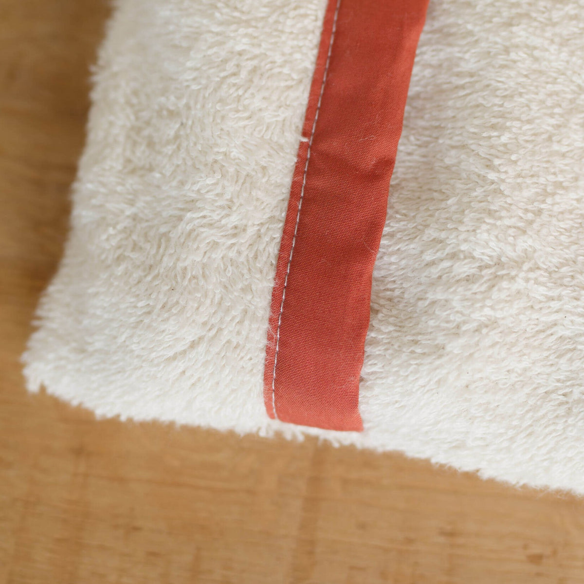 Bouillotte en coton éponge Calm’Oh – coloris biais caramel