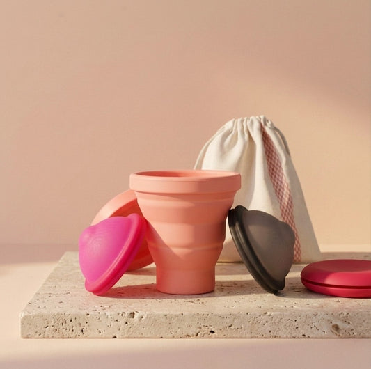 pack de 2 disques menstruels taille S et L avec stérilisateur