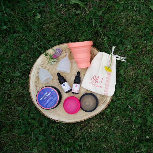 oh les femmes selection de produits disque cup huile baume